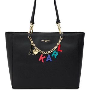 NWT Karl Lagerfeld Paris Gifting Charm Tote Bag